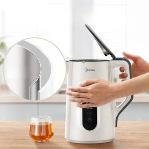 Bouilloire électrique blanche