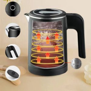 Bouilloire électrique noire