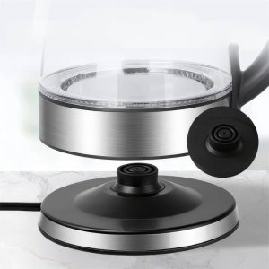 Bouilloire verre et inox