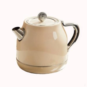 Bouilloire vintage en acier inoxydable