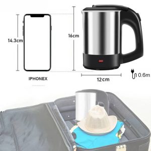 Mini bouilloire de voyage